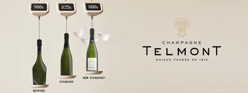 Garrafa Ultraleve de Champagne