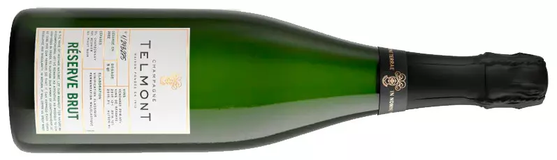 Telmont Brut - Garrafa Ultraleve de Champagne