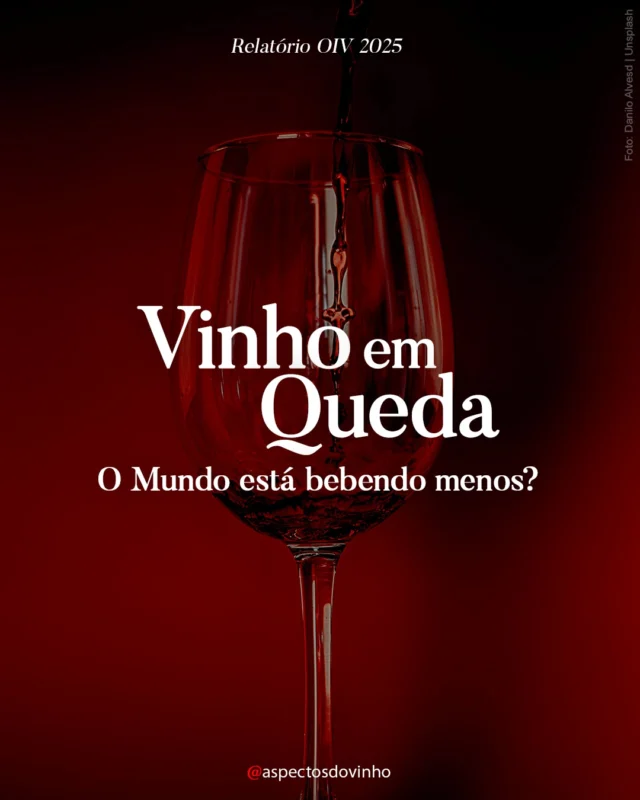 🍷 O mundo está bebendo menos vinho. O consumo global caiu 3,3% e atingiu o menor nível em mais de 60 anos. 

Veja o que os dados da OIV revelam.

🔗 Leia o artigo em aspectosdovinho.com

#ConsumoDeVinho2024 #MercadoDoVinho #MudançasDeHábitos #RelatórioOIV2025 #VinhoEComportamento